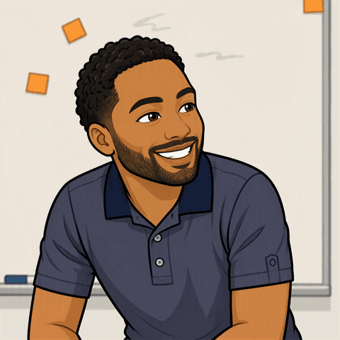 Illustrated portrait of Nicholas Chambers